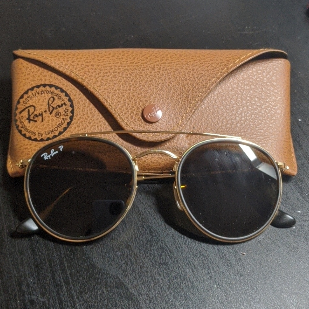 Authentic Ray-Ban round sunglasses